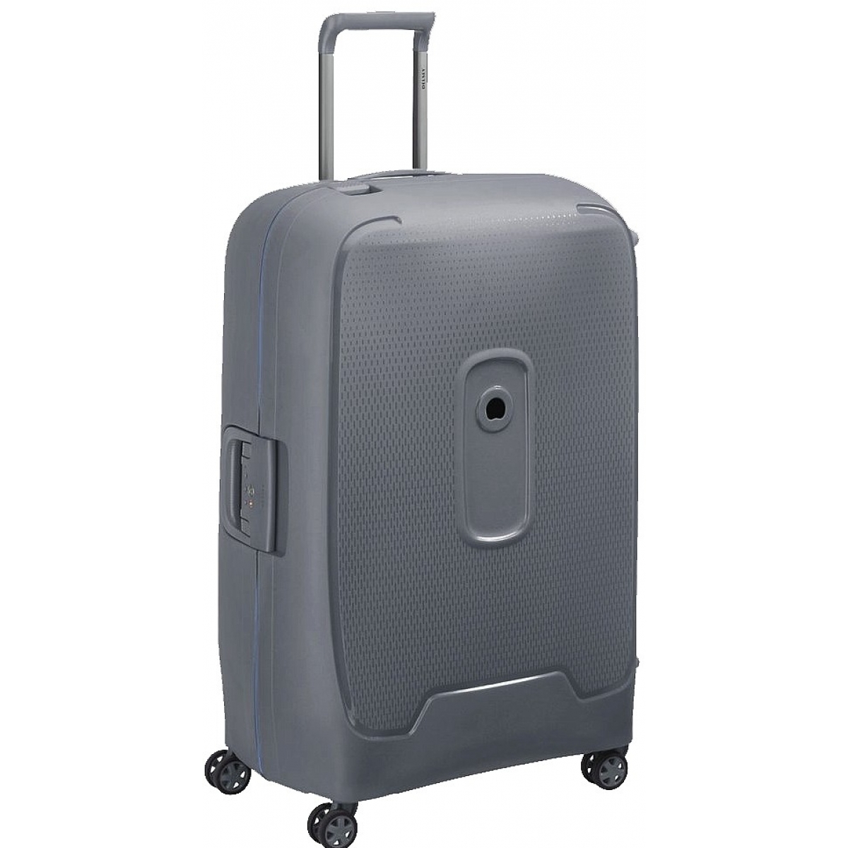 Valise Rigide DELSEY MONCEY Marine - 69x47x28 Cm, 73L - Polypropylène Recyclé - 4 Roues Doubles - Serrure TSA