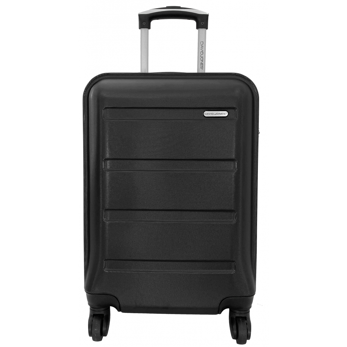 Lot 3 valises rigides dont 1 valise cabine David Jones ABS - BA10493 -  Couleur principale : NOIR - valise pas cher 