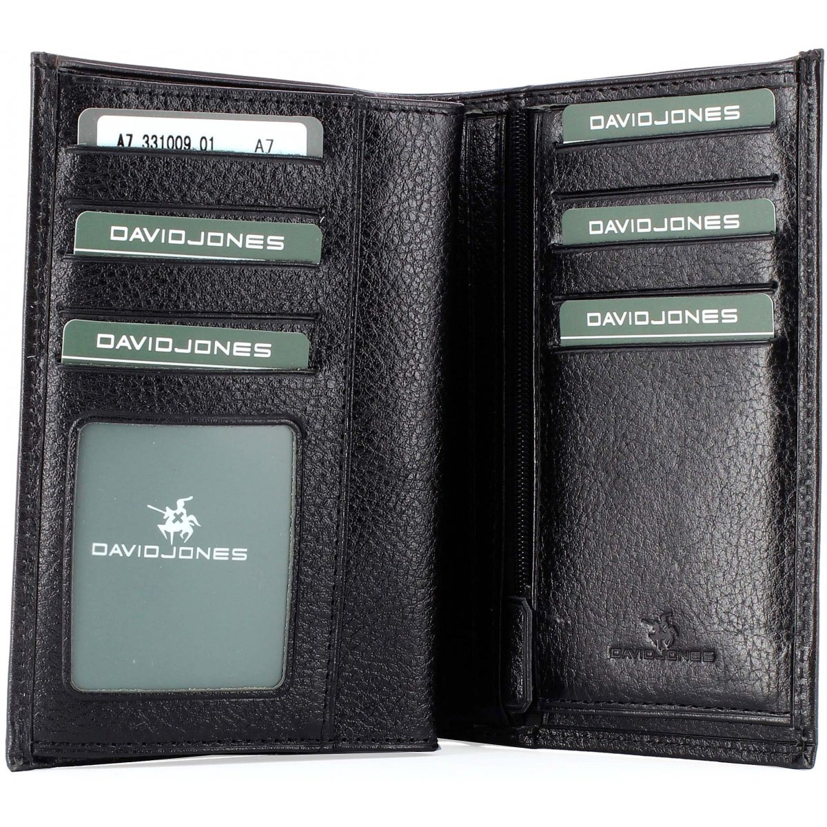 Portefeuille cuir David Jones DJ331009 Couleur principale NOIR
