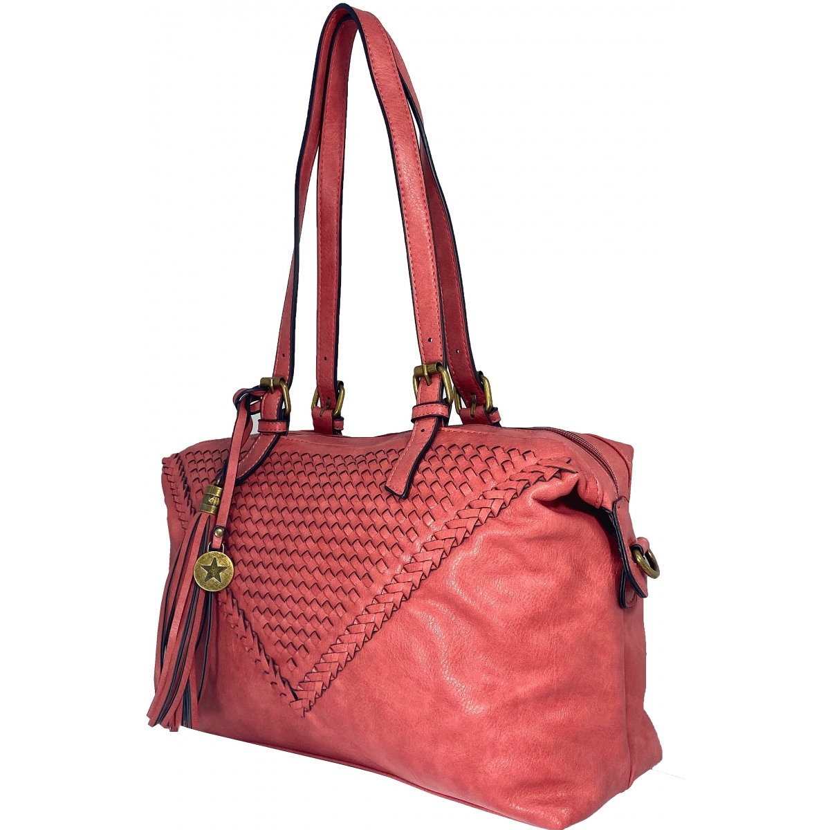 Sac à main Siglé Mandoline - MD8211 - Couleur principale : CORAIL