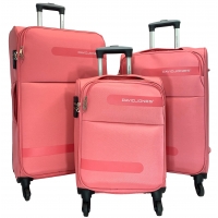 Lot de 3 valises souples dont 1 valise cabine David Jones
