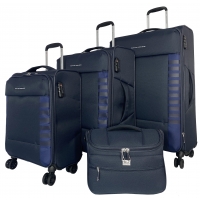 Lot de 3 valises souples dont 1 valise cabine et 1 Vanity DJ