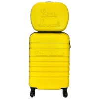 Lot 1 Valise Cabine et 1 Vanity Little Marcel ABS