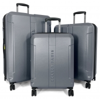 Lot 3 valises rigides extensible ABS TSA Delsey