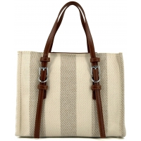 K0651 - Rayures beige et marron K0651 - Rayures beige et marron