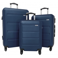 Lot 3 Valises Rigides dont 1 Valise Cabine David Jones ABS
