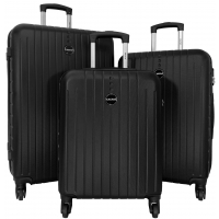 Lot 3 Valises Rigides dont 1 Valise Cabine Cactus ABS