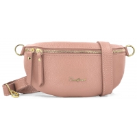 Sac à main bandoulière en cuir style banane David Jones