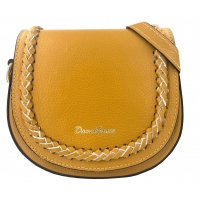 Sac à main à rabat en cuir de vachette David Jones