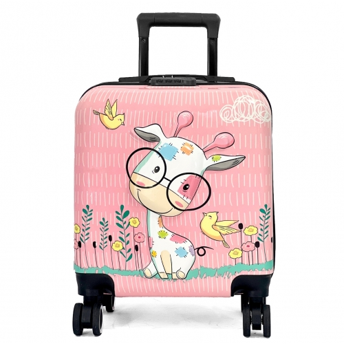 Valise cabine rigide enfant motif 3D Les Sacs de K'rlot 46cm