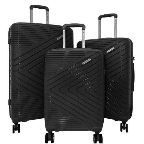 Lot 3 valises rigides dont 1 valise cabine David Jones PETE TSA