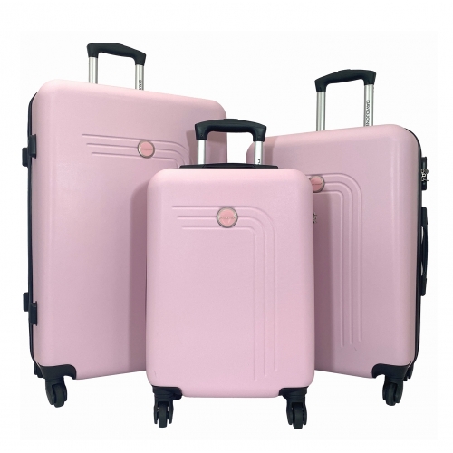 Lot 3 valises rigides dont 1 valise cabine David Jones ABS