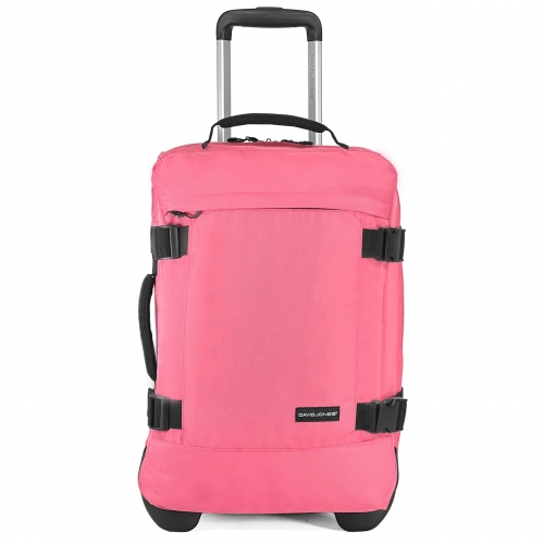Sac de voyage cabine à roulettes 35L double compartiment David Jones taille S 50cm