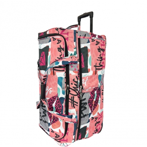Sac de voyage avec roulettes 120L grand volume David Jones taille XL 76cm