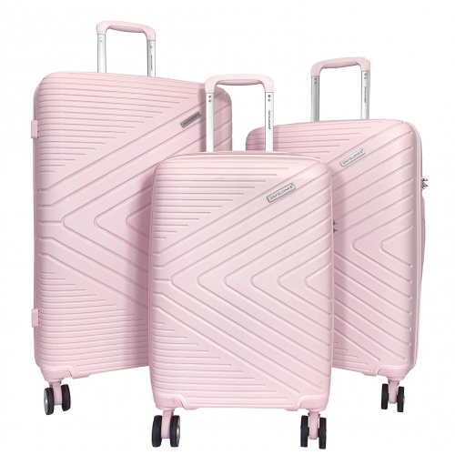 Lot 3 valises rigides dont 1 valise cabine David Jones PETE TSA