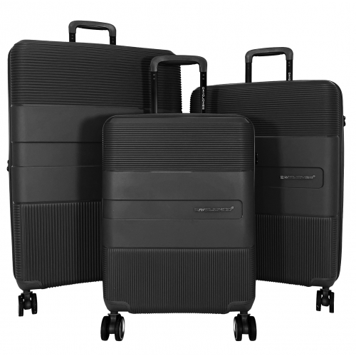 Lot 3 valises rigides extensibles dont 1 cabine David Jones PETE TSA