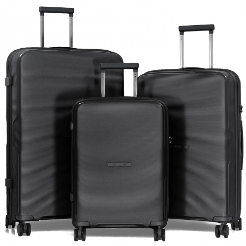 Lot 3 valises rigides dont 1 valise cabine David Jones TSA PETE