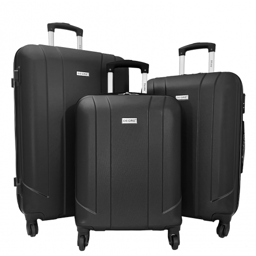 Lot 3 valises rigides dont 1 valise cabine Degré