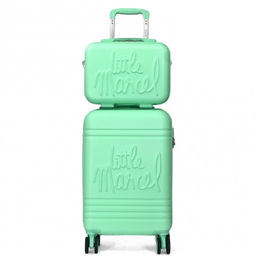 Lot valise cabine 55cm plus un vanity rigide Little Marcel ABS