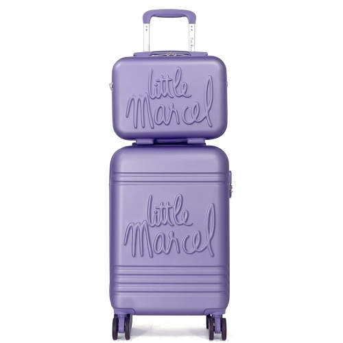 Lot valise cabine 55cm plus un vanity rigide Little Marcel ABS