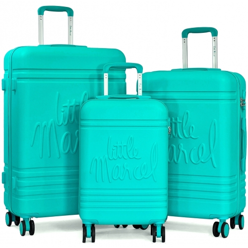 Lot 3 valises dont 1 valise cabine rigides  Little Marcel ABS