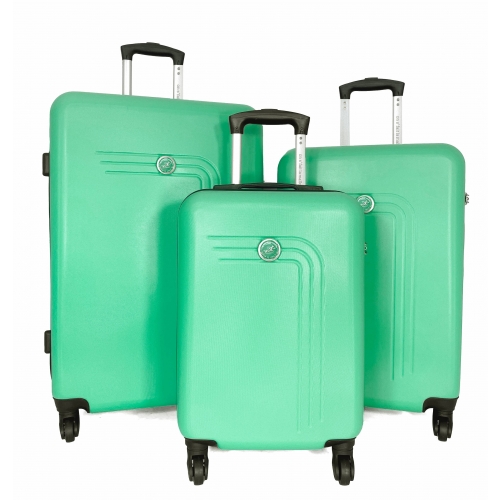 Lot 3 valises rigides dont 1 valise cabine On s'fait la malle ABS