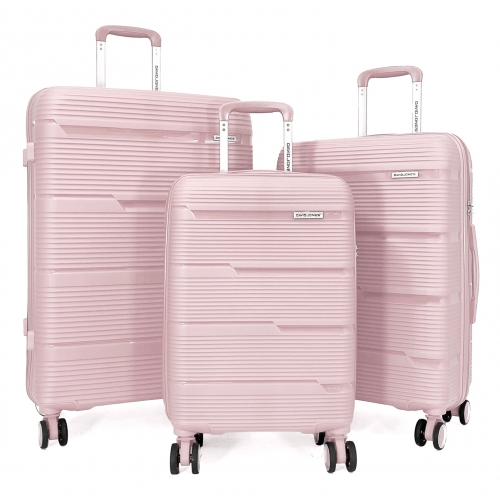 Lot 3 valises rigides dont 1 cabine David Jones PETE TSA