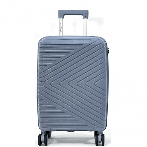 Valise cabine rigide BleuCerise Travel Light TSA 56cm Polypropylène