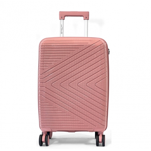 Valise cabine rigide BleuCerise Travel Light TSA 56cm Polypropylène