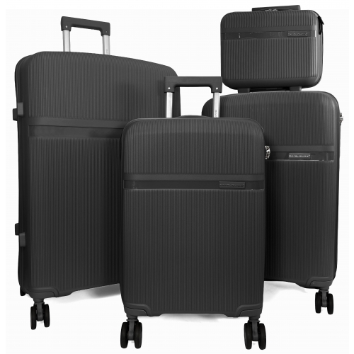 Lot 3 valises rigides plus 1 vanity David Jones TSA PETE