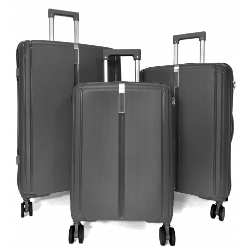Lot 3 valises rigides dont 1 valise cabine David Jones TSA PETE