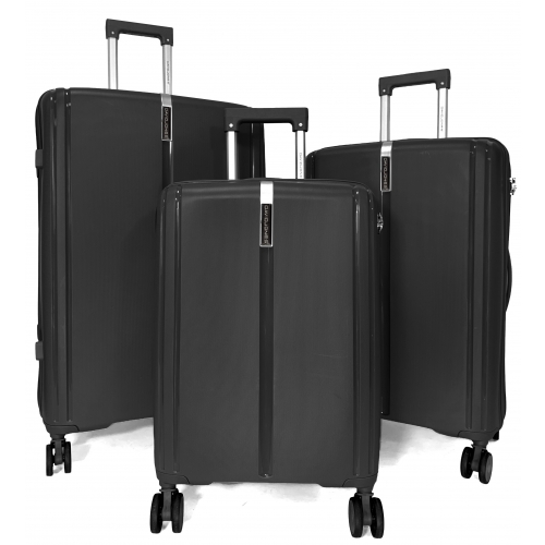Lot 3 valises rigides dont 1 valise cabine David Jones TSA Polypropylène