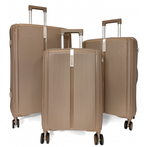 Lot 3 valises rigides dont 1 valise cabine David Jones TSA PETE
