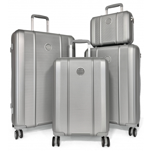 Lot 3 valises rigides plus 1 vanity David Jones TSA Polycarbonate