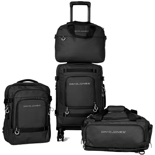 Lot 3 sacs de voyage cabine et 1 sac à dos porte-ordinateur 15,6