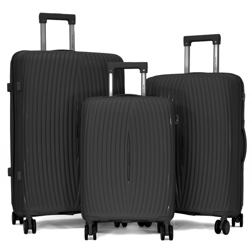 Lot 3 valises rigides dont 1 valise cabine David Jones TSA PETE