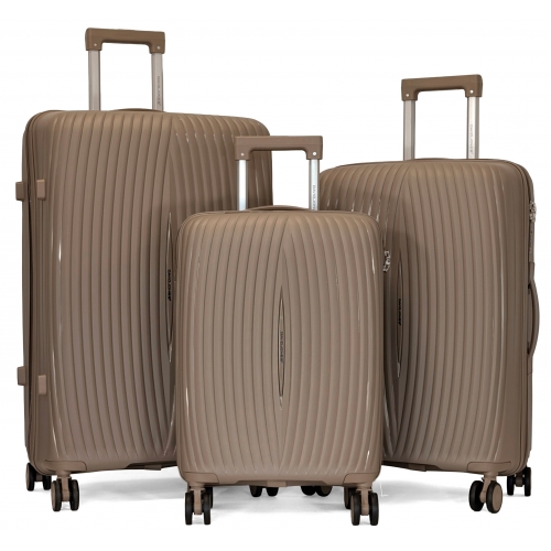 Lot 3 valises rigides dont 1 valise cabine David Jones TSA PETE