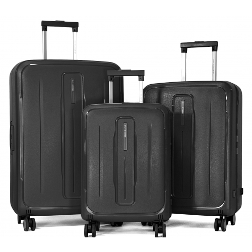 Lot 3 valises rigides dont 1 valise cabine David Jones TSA PETE