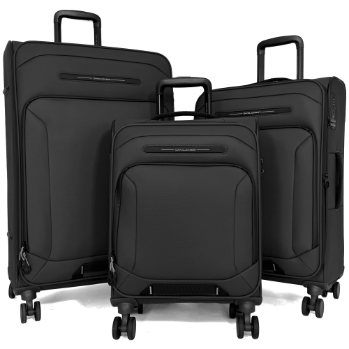 Lot de 3 valises souples dont 1 valise cabine David Jones