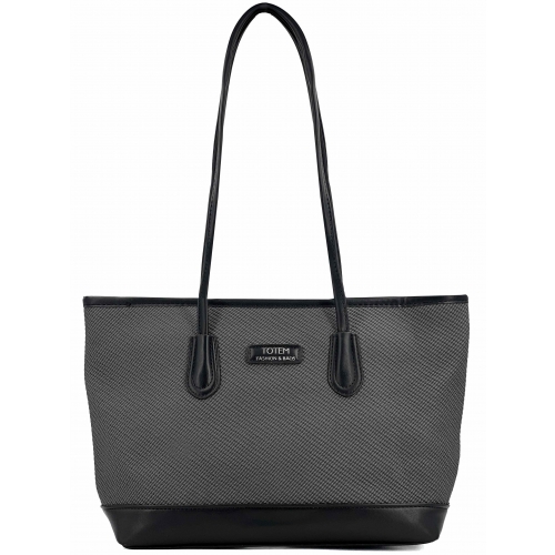 Sac à main cabas A4 anses longues Totem