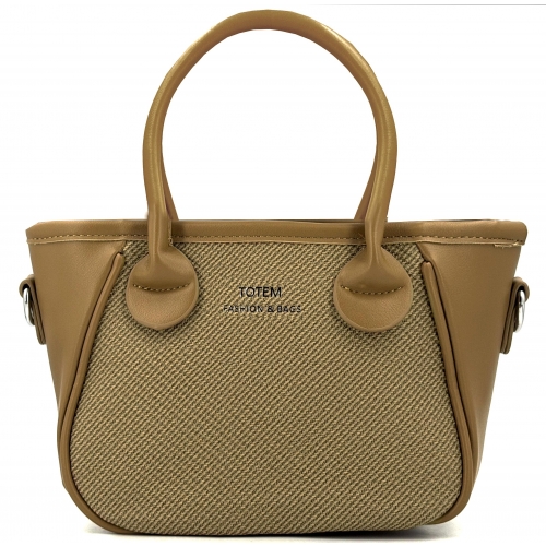 Sac à main cabas anses courtes Totem