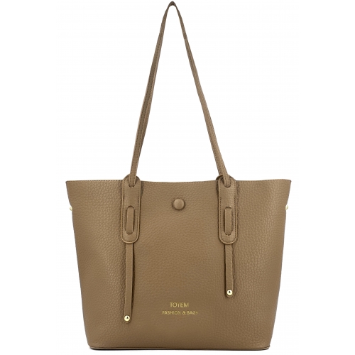 Sac à main cabas A4 anses longues Totem