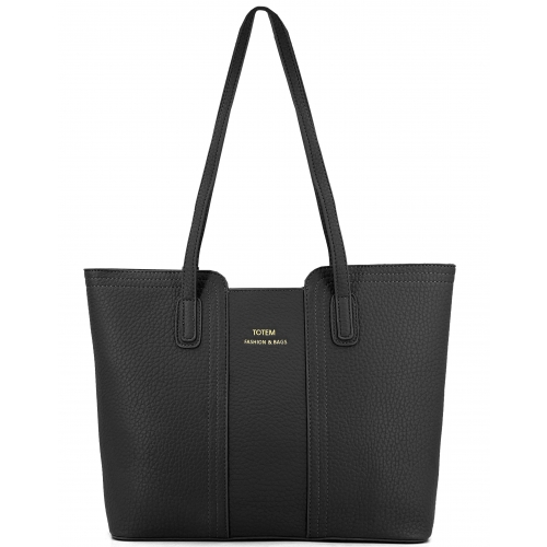 Sac à main cabas anses longues Bleu Cerise