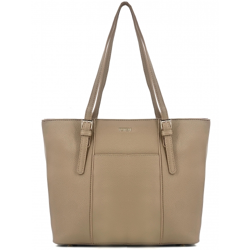 Sac à main cabas anses longues Bleu Cerise