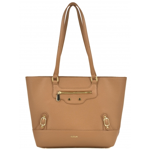 Sac à main cabas A4 anses longues Totem