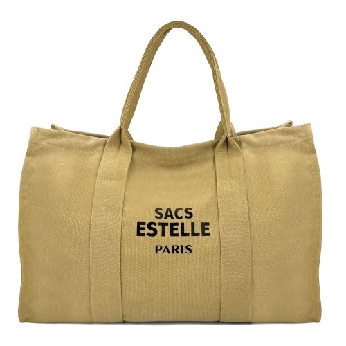 Sac à main cabas anses mi-longues en toile XL Sacs d'Estelle