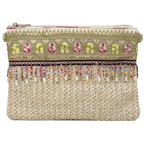 Sac à main pochette en paille Sacs d'Estelle