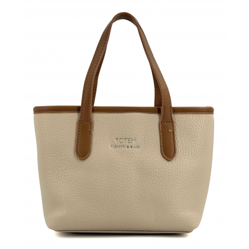 Sac à main cabas anses courtes Totem
