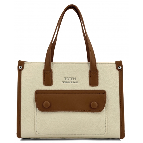 Sac à main cabas anses courtes Totem