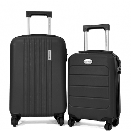 Lot 2 valises cabines rigides dont une 55cm et une underseat XS 45cm David Jones ABS